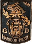 GD MARIBOR MESTO 1871 1981 brončana